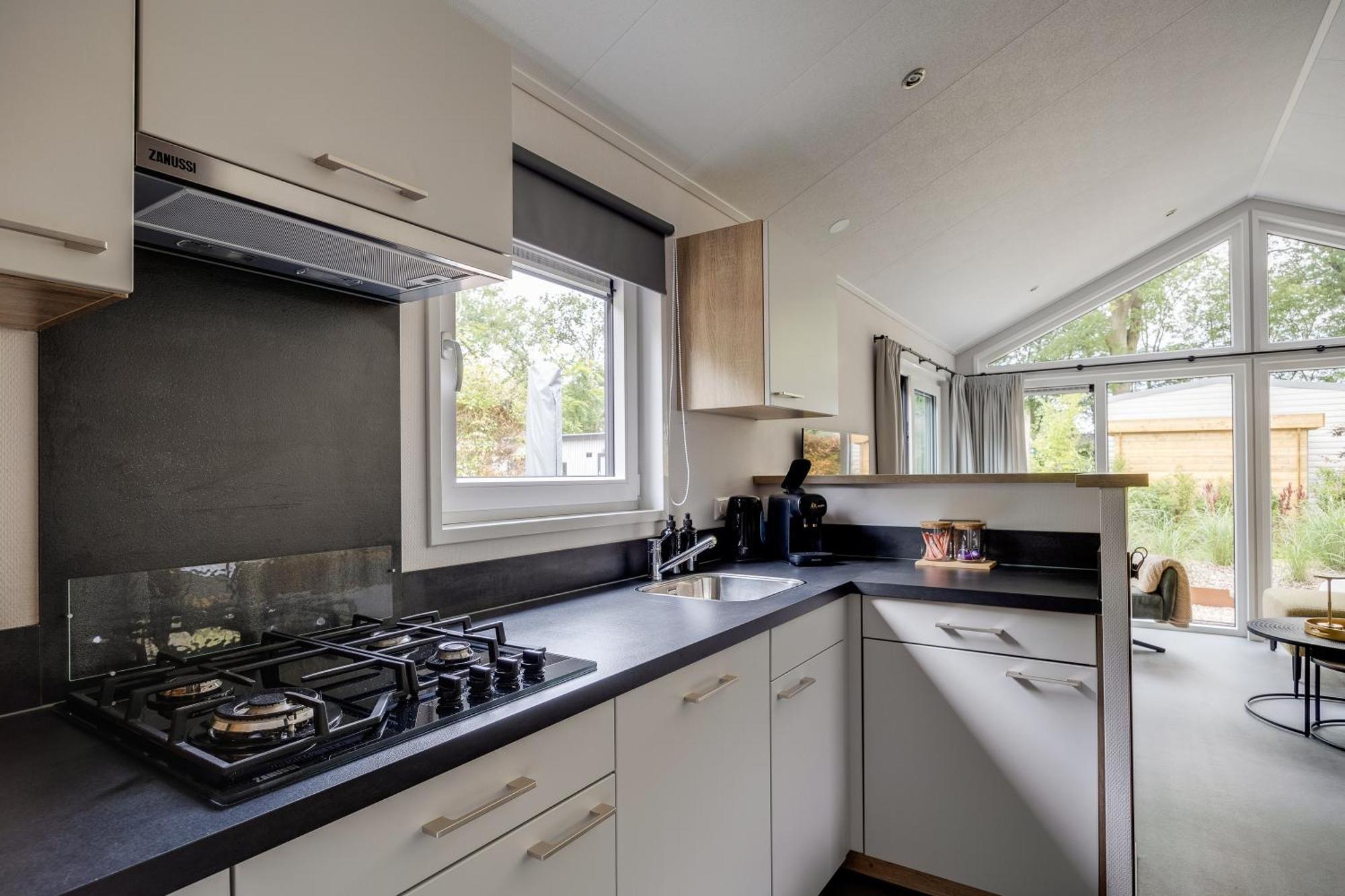 Modern Ingericht Chalet Op Groen Park Op De Veluwe Epe Ngoại thất bức ảnh