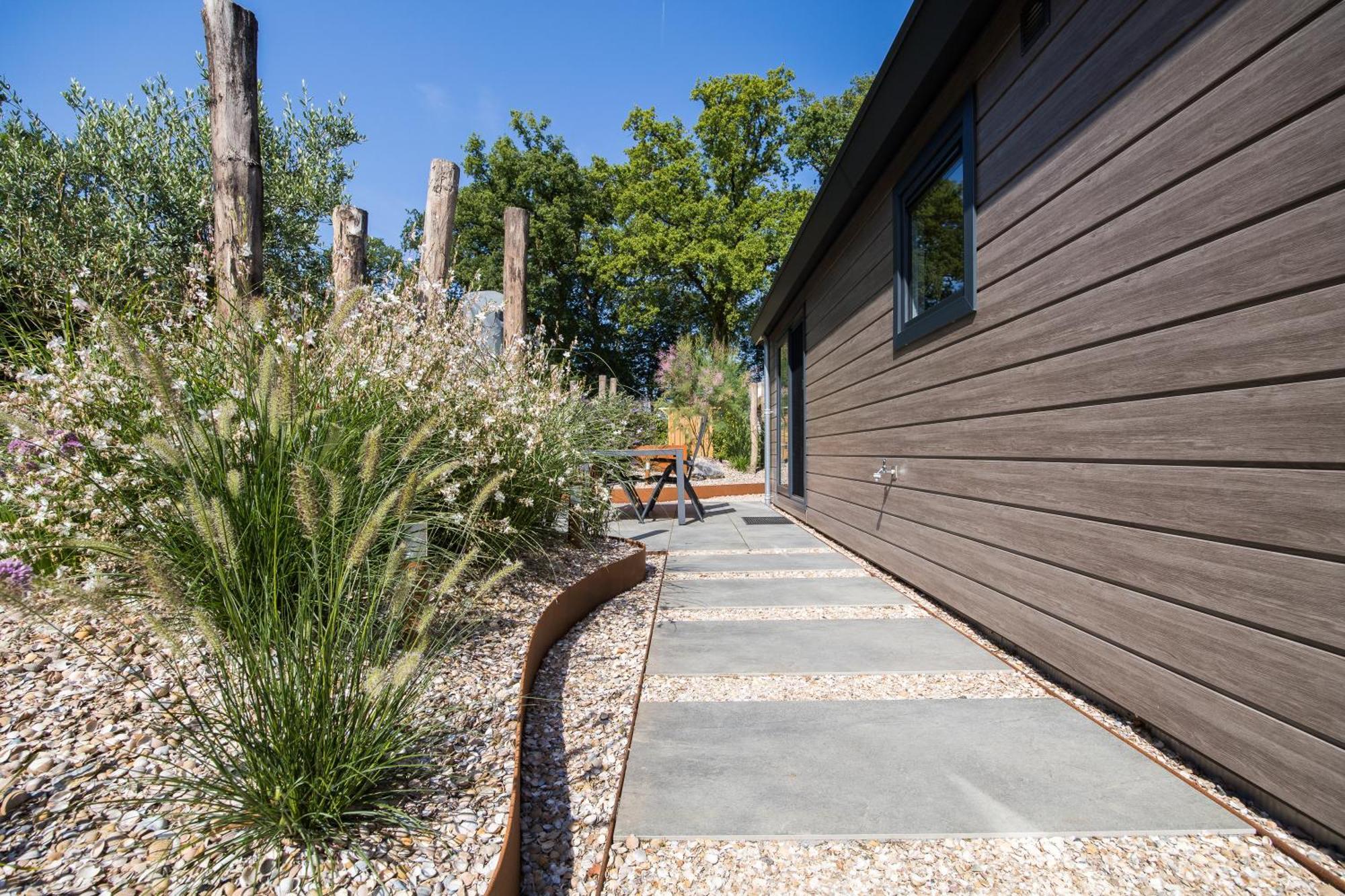 Modern Ingericht Chalet Op Groen Park Op De Veluwe Epe Ngoại thất bức ảnh
