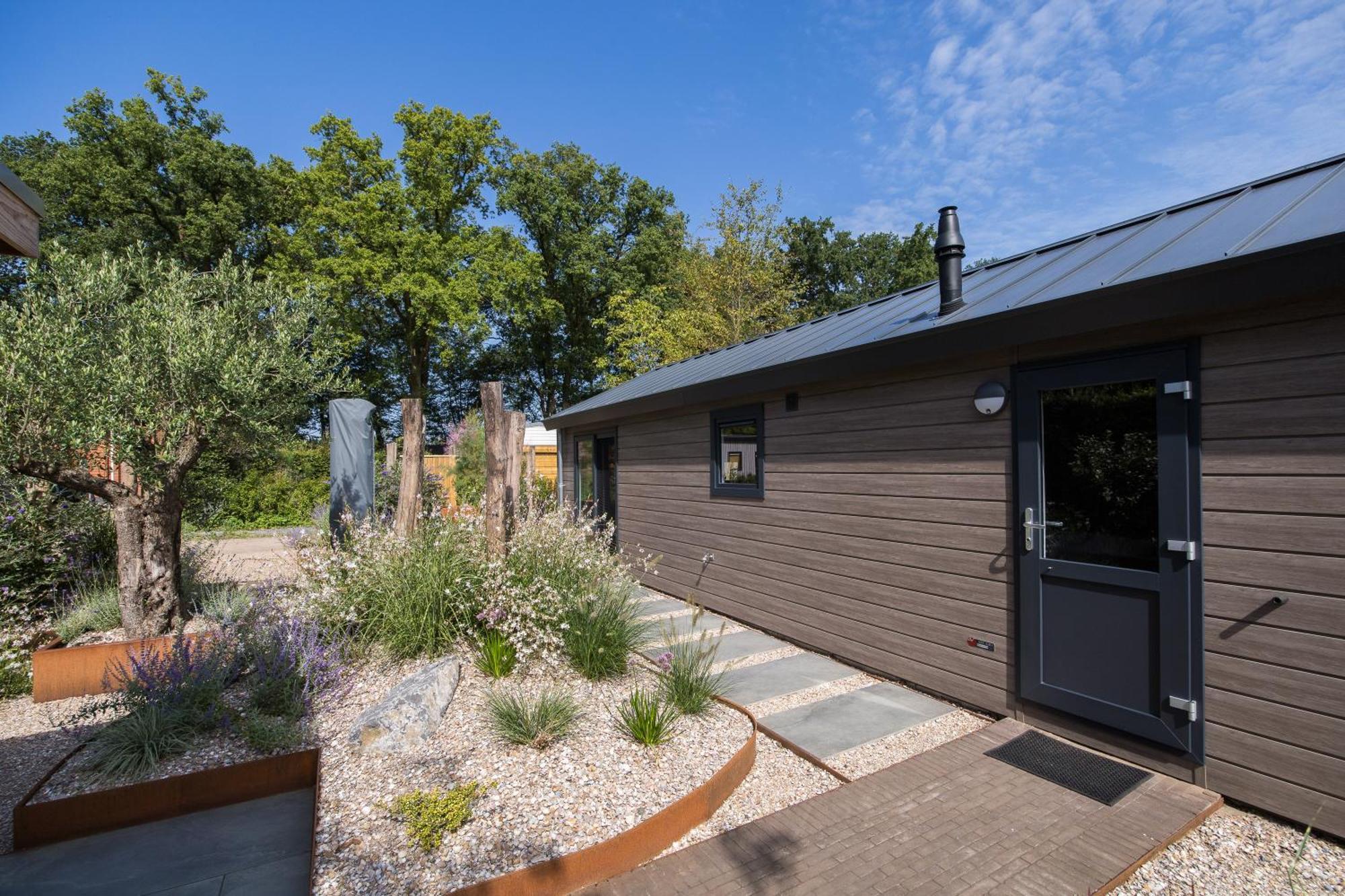Modern Ingericht Chalet Op Groen Park Op De Veluwe Epe Ngoại thất bức ảnh