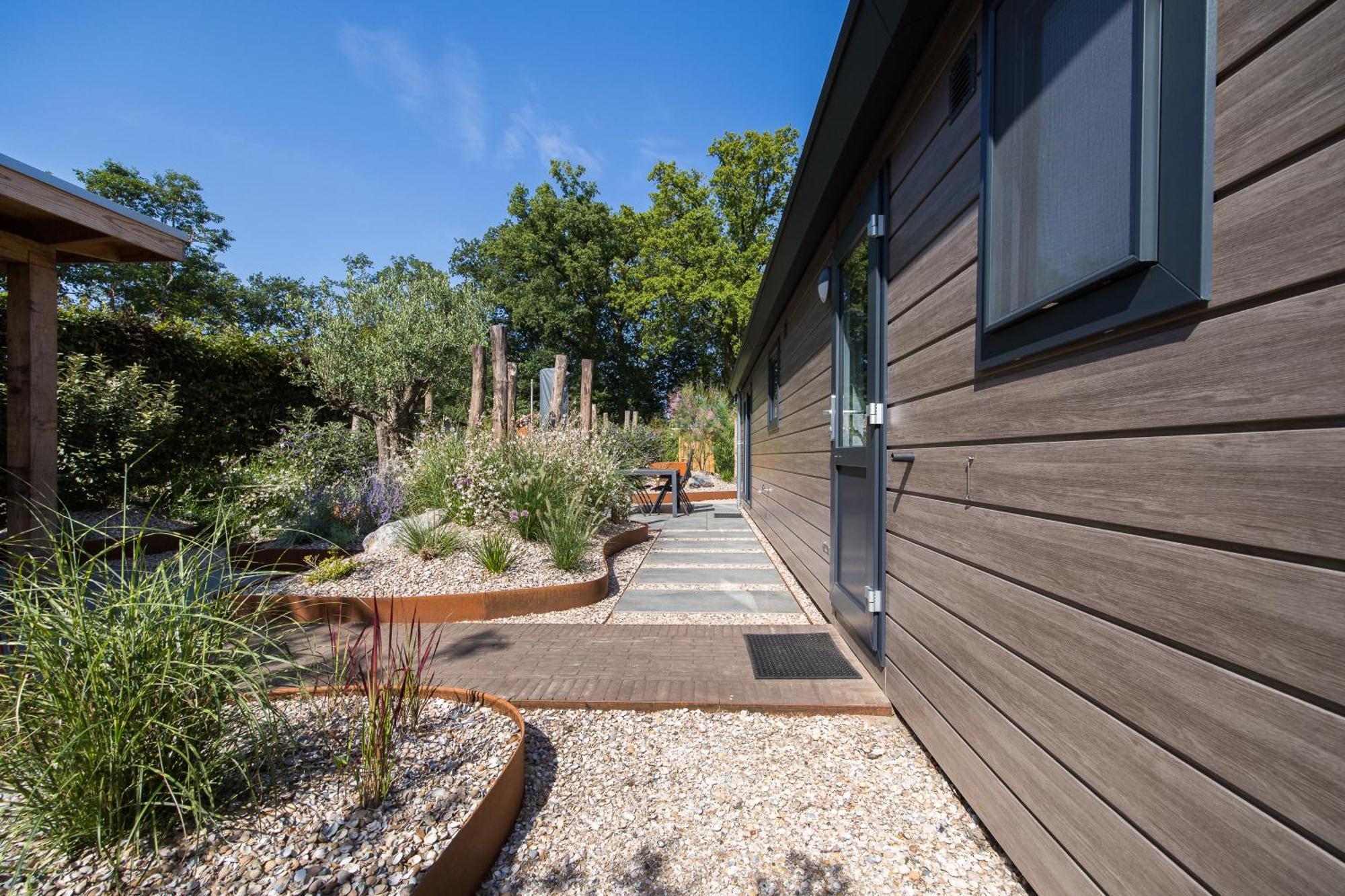 Modern Ingericht Chalet Op Groen Park Op De Veluwe Epe Ngoại thất bức ảnh