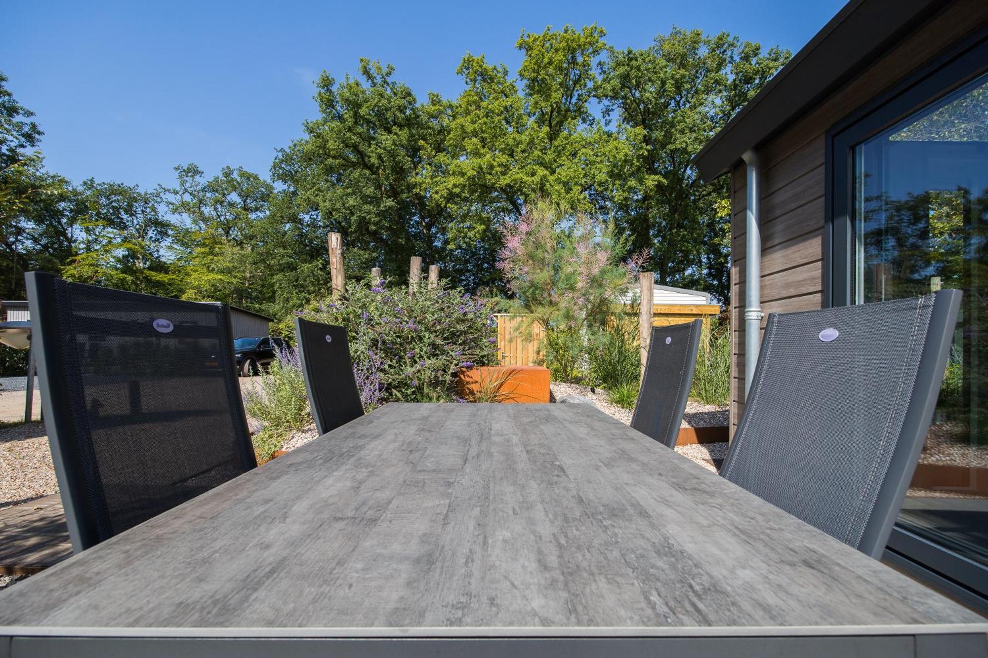 Modern Ingericht Chalet Op Groen Park Op De Veluwe Epe Ngoại thất bức ảnh