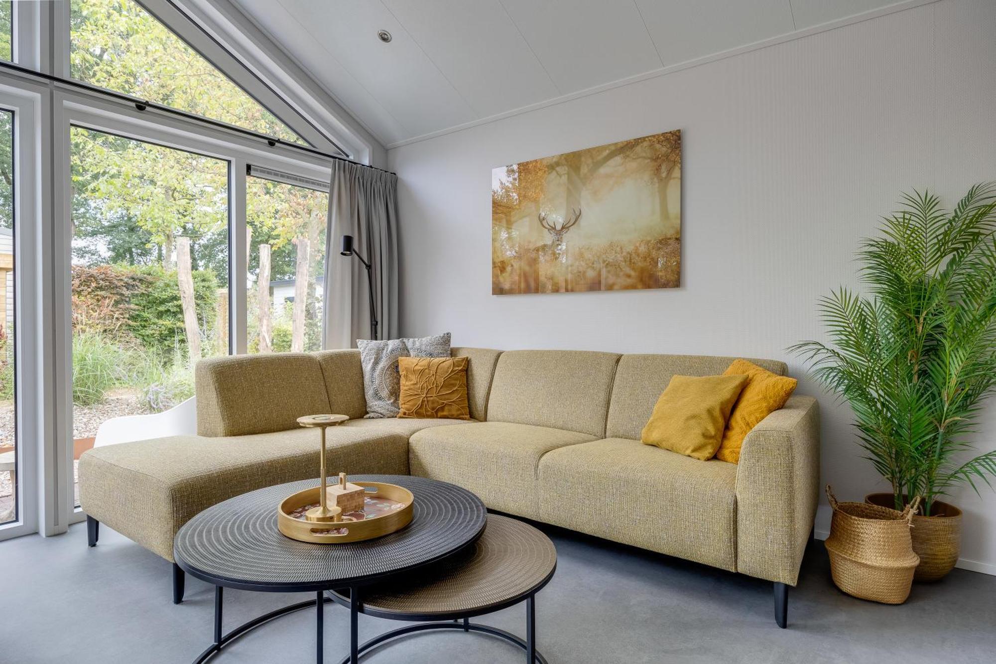 Modern Ingericht Chalet Op Groen Park Op De Veluwe Epe Ngoại thất bức ảnh