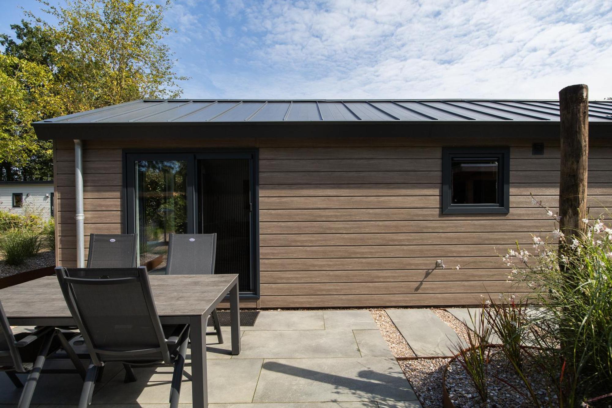 Modern Ingericht Chalet Op Groen Park Op De Veluwe Epe Ngoại thất bức ảnh