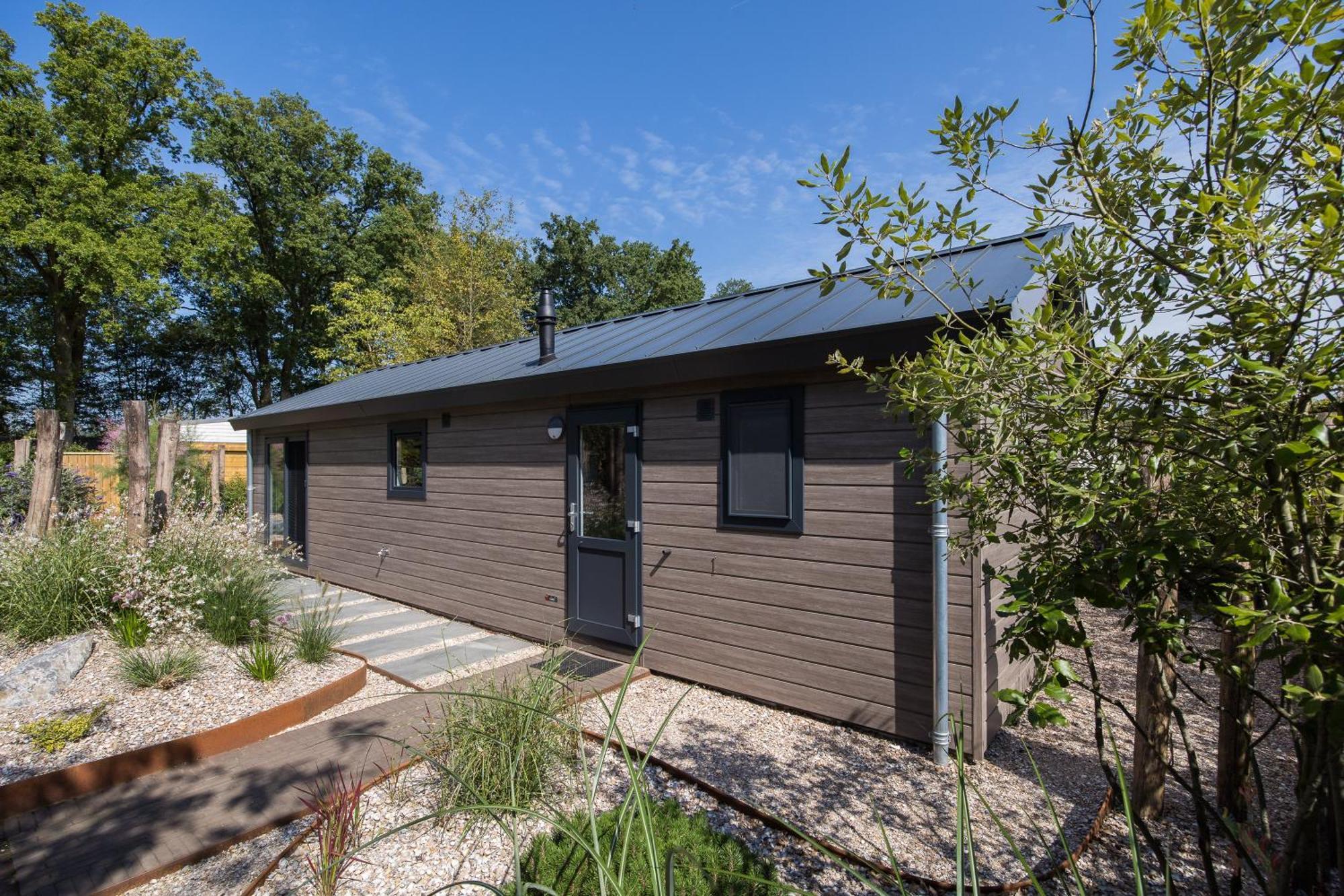 Modern Ingericht Chalet Op Groen Park Op De Veluwe Epe Ngoại thất bức ảnh